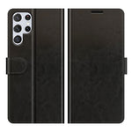Per Samsung Galaxy S22 Ultra 5G R64 Texture Custodia protettiva a vibrazione orizzontale singola con supporto e slot per schede e portafoglio e cornice per foto, For Samsung Galaxy S22 Ultra 5G