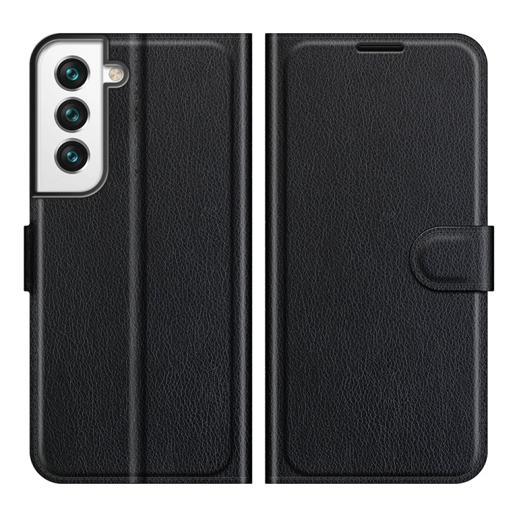 Per Samsung Galaxy S22+ 5G Litchi Texture Custodia protettiva a vibrazione orizzontale con supporto e slot per schede e portafoglio, For Galaxy S22+ 5G