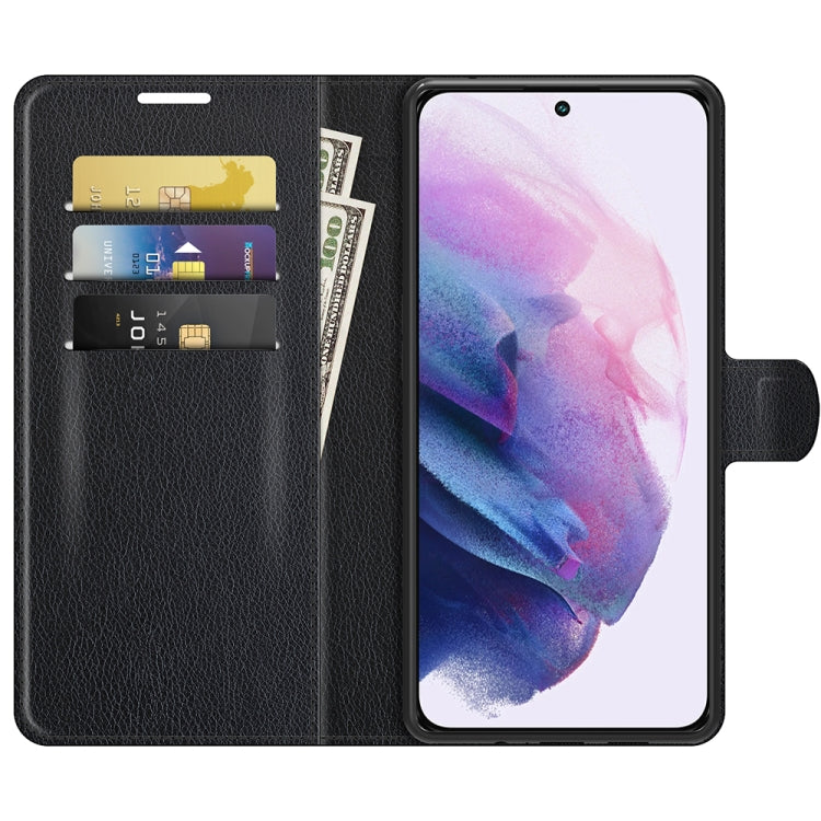 Per Samsung Galaxy S22+ 5G Litchi Texture Custodia protettiva a vibrazione orizzontale con supporto e slot per schede e portafoglio, For Galaxy S22+ 5G