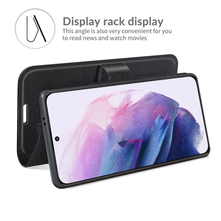 Per Samsung Galaxy S22+ 5G Litchi Texture Custodia protettiva a vibrazione orizzontale con supporto e slot per schede e portafoglio, For Galaxy S22+ 5G