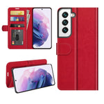 Per Samsung Galaxy S22 + 5G R64 Texture Custodia protettiva a vibrazione orizzontale singola con supporto e slot per schede e portafogli e cornice per foto, For Samsung Galaxy S22+ 5G