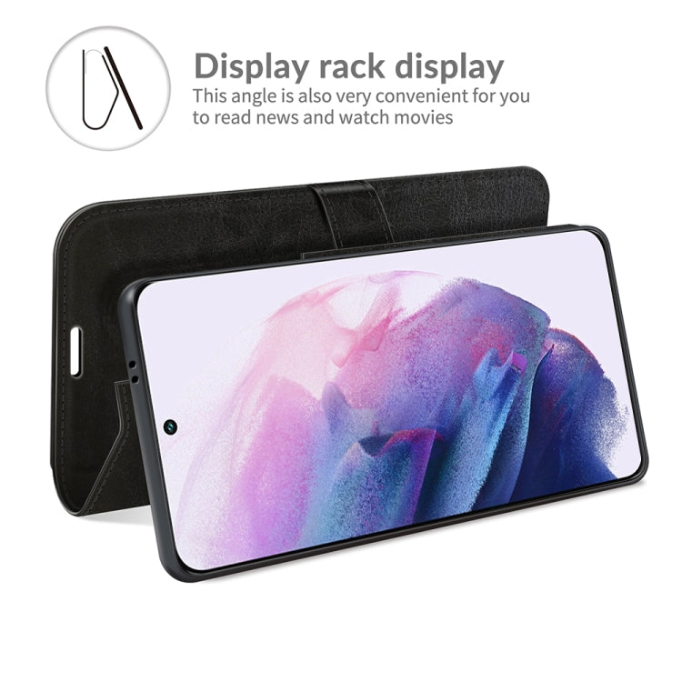 Per Samsung Galaxy S22 5G R64 Texture Custodia protettiva a vibrazione orizzontale singola con supporto e slot per schede e portafogli e cornice per foto, For Samsung Galaxy S22 5G