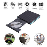 Masterizzatore DVD/CD esterno USB 3.0 Type-C compatibile Windows