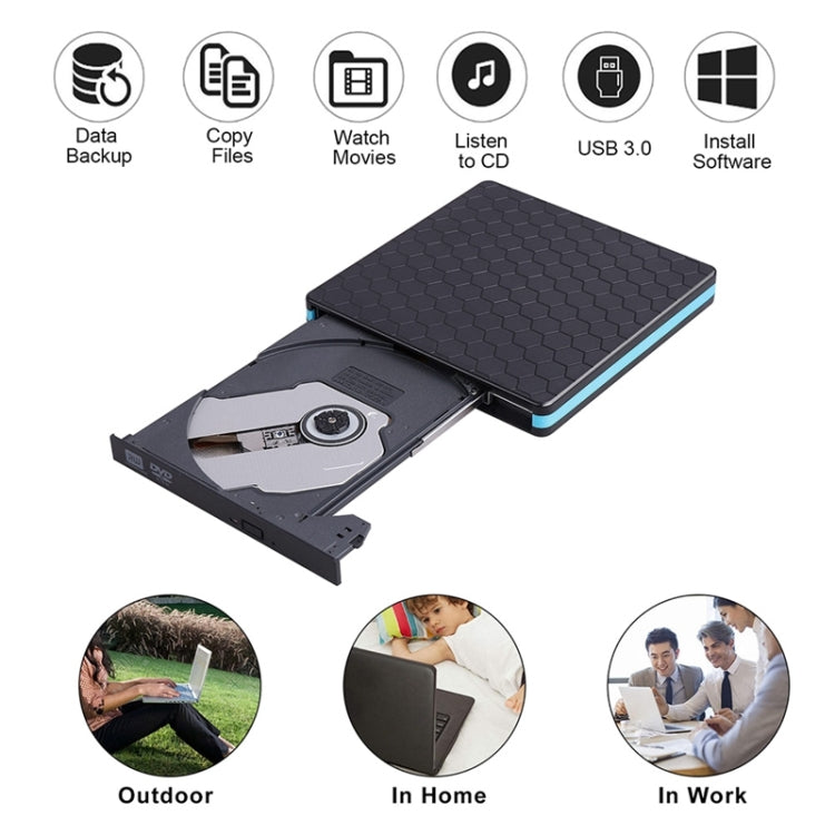 Masterizzatore DVD/CD esterno USB 3.0 Type-C compatibile Windows