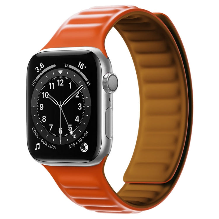 Cinturino in silicone con cinturino magnetico per Apple Watch Series, 7 41mm / 6&SE&5&4 40mm / 3&2&1 38mm