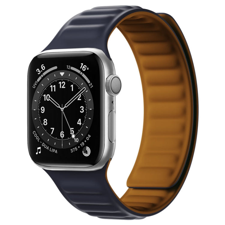 Cinturino in silicone con cinturino magnetico per Apple Watch Series, 7 41mm / 6&SE&5&4 40mm / 3&2&1 38mm