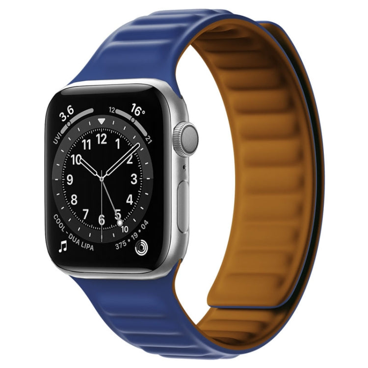 Cinturino in silicone con cinturino magnetico per Apple Watch Series, 7 41mm / 6&SE&5&4 40mm / 3&2&1 38mm
