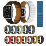 Cinturino in silicone con cinturino magnetico per Apple Watch Series, 7 41mm / 6&SE&5&4 40mm / 3&2&1 38mm