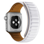 Cinturino in silicone con cinturino magnetico per Apple Watch Series, 7 45mm / 6&SE&5&4 44mm / 3&2&1 42mm
