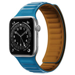 Cinturino in silicone con cinturino magnetico per Apple Watch Series, 7 45mm / 6&SE&5&4 44mm / 3&2&1 42mm
