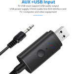 Trasmettitore Bluetooth 5.2 TX35 con doppia uscita USB e AUX