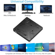 Lettore DVD RW portatile USB 3.0 esterno Lettore di unità ottiche