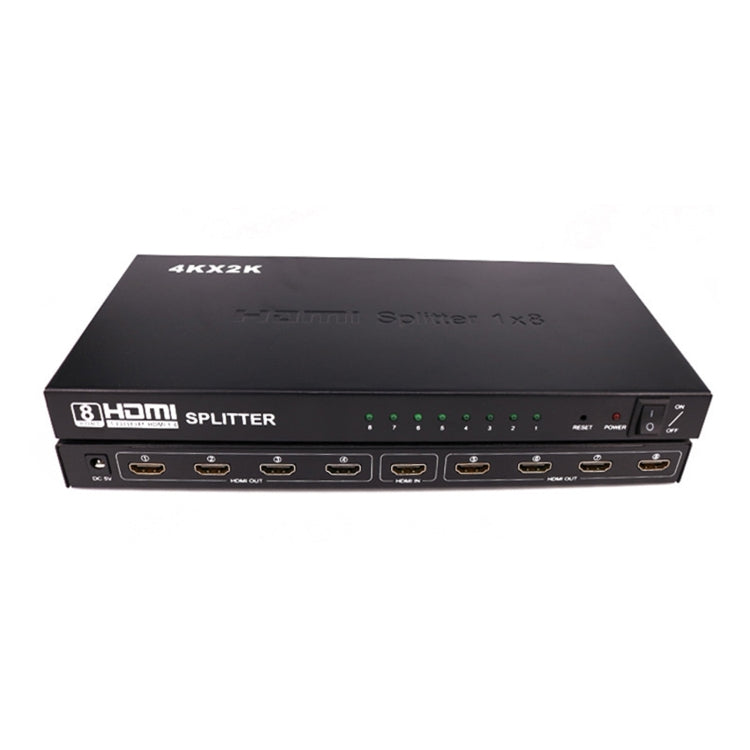 1 sdoppiatore HDMI 8 4K x 2K 3840*2160/30HZ, 1 x 8 4K x 2K