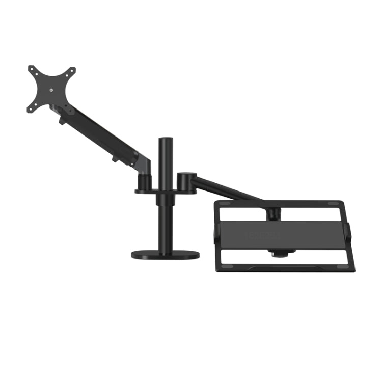 OL-3S Supporto per computer desktop regolabile in altezza in alluminio per monitor da 17-32 pollici e 12-17 pollici, OL-3S