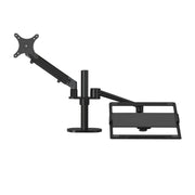 OL-3S Supporto per computer desktop regolabile in altezza in alluminio per monitor da 17-32 pollici e 12-17 pollici, OL-3S