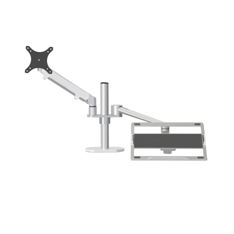 OL-3S Supporto per computer desktop regolabile in altezza in alluminio per monitor da 17-32 pollici e 12-17 pollici, OL-3S