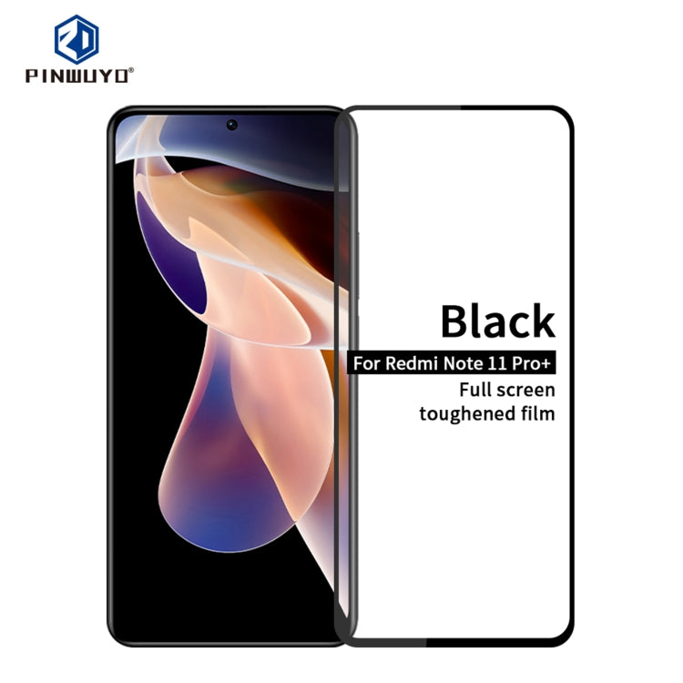 Pellicola in vetro temperato a schermo intero PINWUYO 9H 2.5D, For Xiaomi Redmi Note 11 Pro, For OPPO A55 4G, For OPPO Realme 8i, For OPPO A55 5G, For Xiaomi Redmi Note 11