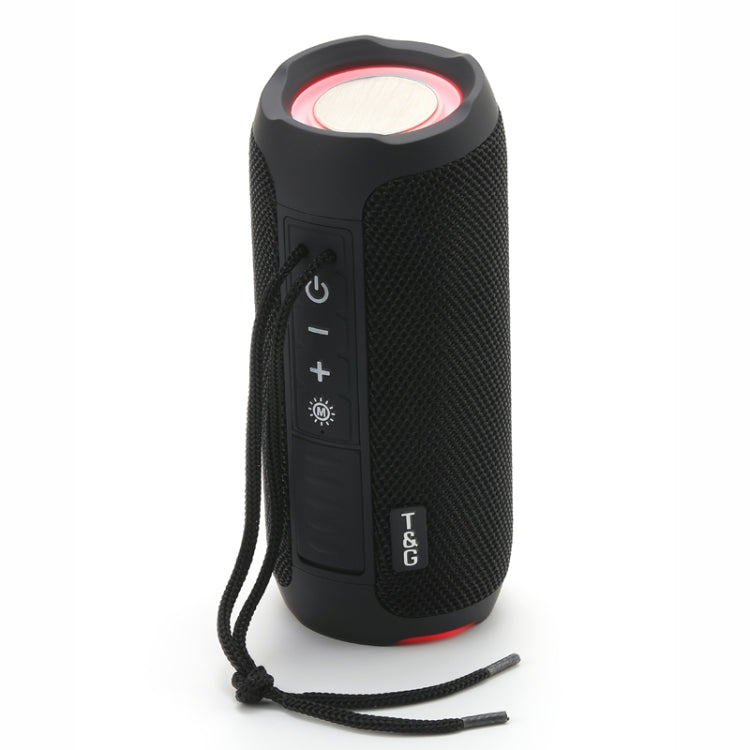 T&G TG227 Altoparlante musicale Bluetooth portatile impermeabile da esterno con supporto LED FM / TF / USB