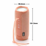T&G TG227 Altoparlante musicale Bluetooth portatile impermeabile da esterno con supporto LED FM / TF / USB
