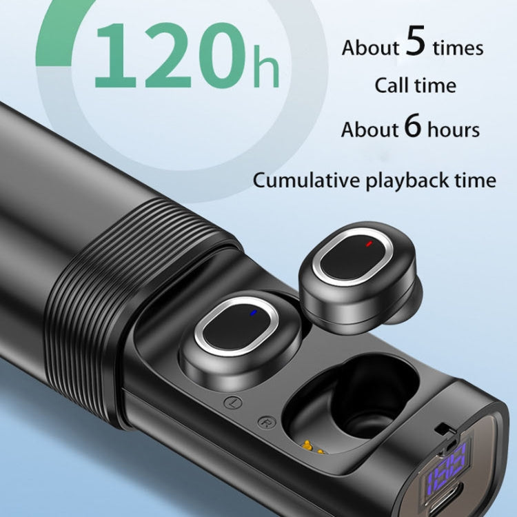 T&G TG909 TWS In-Ear Mini Auricolari Bluetooth stereo a doppio canale con display a LED