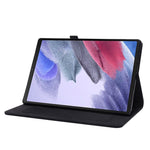 Custodia per tablet in pelle PU con tessuto a vibrazione orizzontale con slot per schede e supporto, For Galaxy Tab A8 10.5 2021, For Samsung Galaxy Tab A8 10.5 2021