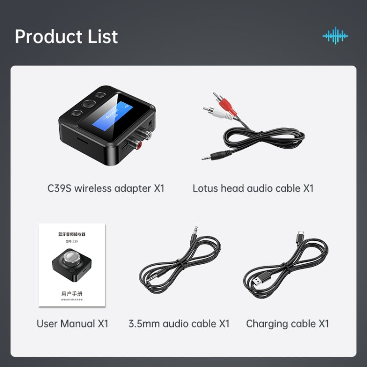 Ricevitore Bluetooth C39S per audio RCA wireless