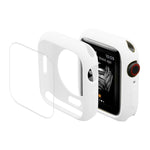 ENKAY Hat-Prince Custodia Protettiva per Orologio in TPU + Pellicola Protettiva per Schermo in PET a Copertura Totale per Apple Watch Series 7 41mm