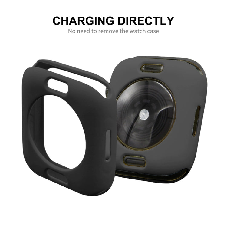 ENKAY Hat-Prince Custodia Protettiva per Orologio in TPU + Pellicola Protettiva per Schermo in PET a Copertura Totale per Apple Watch Series 7 41mm