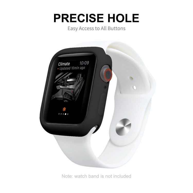 ENKAY Hat-Prince Custodia Protettiva per Orologio in TPU + Pellicola Protettiva per Schermo in PET a Copertura Totale per Apple Watch Series 7 41mm