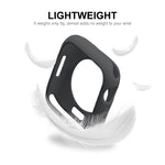 ENKAY Hat-Prince Custodia Protettiva per Orologio in TPU + Pellicola Protettiva per Schermo in PET a Copertura Totale per Apple Watch Series 7 41mm