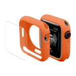 ENKAY Hat-Prince Custodia Protettiva per Orologio in TPU + Pellicola Protettiva per Schermo in PET a Copertura Totale per Apple Watch Series 7 45mm