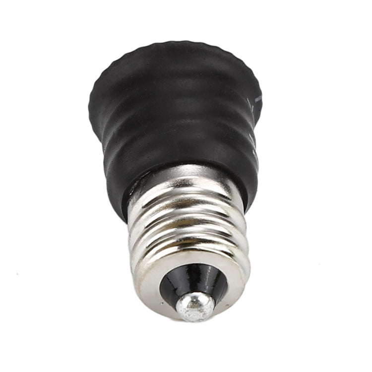 Adattatore per lampada a LED con cambio presa da 10 pezzi da E12 a E14, Black, White