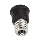 Adattatore per lampada a LED con cambio presa da 10 pezzi da E12 a E14, Black, White