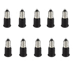 Adattatore per lampada a LED con cambio presa da 10 pezzi da E12 a E14, Black, White