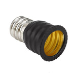 Adattatore per lampada a LED con cambio presa da 10 pezzi da E12 a E14, Black, White