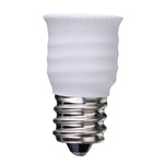 Adattatore per lampada a LED con cambio presa da 10 pezzi da E12 a E14, Black, White