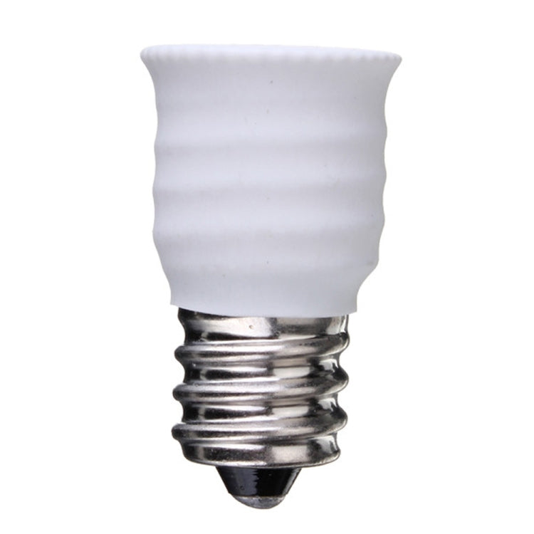 Adattatore per lampada a LED con cambio presa da 10 pezzi da E12 a E14, Black, White