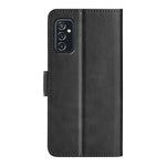 Per Samsung Galaxy M52 5G Custodia in pelle a vibrazione orizzontale con fibbia magnetica a doppio lato con supporto e slot per carte e portafoglio, For Samsung Galaxy M52 5G