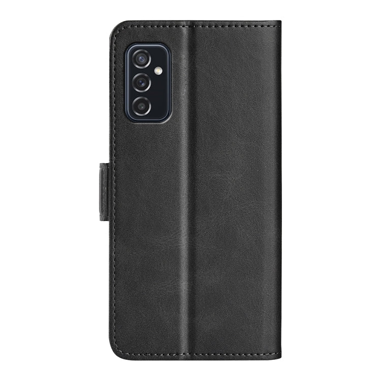 Per Samsung Galaxy M52 5G Custodia in pelle a vibrazione orizzontale con fibbia magnetica a doppio lato con supporto e slot per carte e portafoglio, For Samsung Galaxy M52 5G