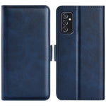 Per Samsung Galaxy M52 5G Custodia in pelle a vibrazione orizzontale con fibbia magnetica a doppio lato con supporto e slot per carte e portafoglio, For Samsung Galaxy M52 5G