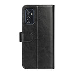 Per Samsung Galaxy M52 5G R64 Texture Custodia protettiva a vibrazione orizzontale singola con supporto e slot per schede e portafoglio e cornice per foto, For Samsung Galaxy M52 5G