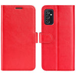 Per Samsung Galaxy M52 5G R64 Texture Custodia protettiva a vibrazione orizzontale singola con supporto e slot per schede e portafoglio e cornice per foto, For Samsung Galaxy M52 5G