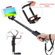 Selfie stick Bluetooth rotante per smartphone
