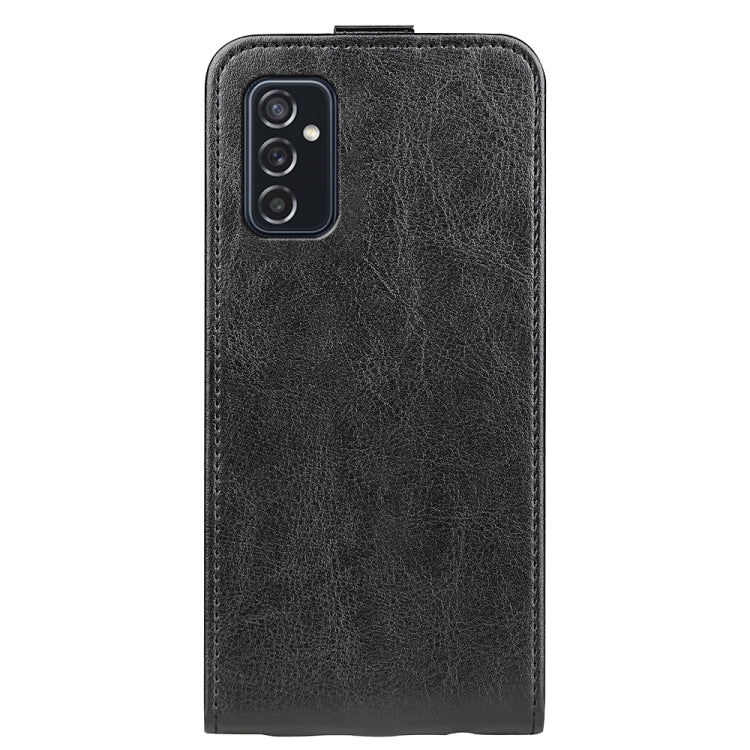Per Samsung Galaxy M52 5G R64 Texture Custodia protettiva in pelle a vibrazione verticale singola con slot per schede e cornice per foto, For Galaxy M52 5G