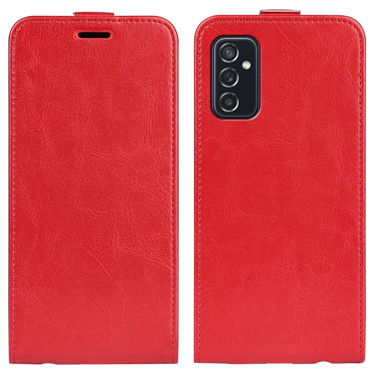 Per Samsung Galaxy M52 5G R64 Texture Custodia protettiva in pelle a vibrazione verticale singola con slot per schede e cornice per foto, For Galaxy M52 5G