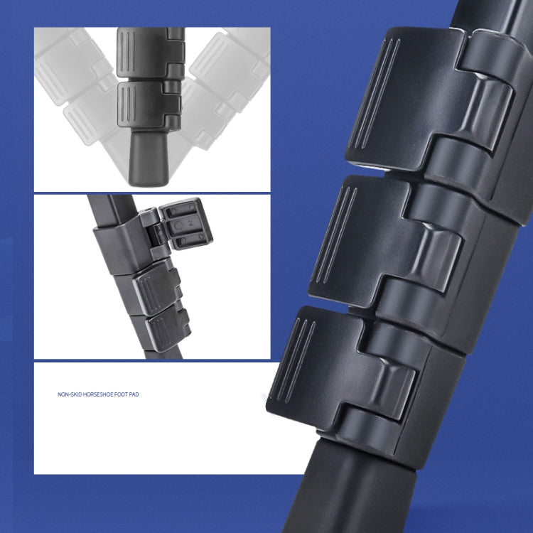 Supporto per treppiede in alluminio YUNTENG VCT-618N da 1,8 m, VCT-618N