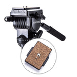 Monopiede con montaggio su treppiede YUNTENG VCT-288 con testa di trascinamento fluida, VCT-288