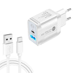 Caricabatterie rapido PD25W USB-C con cavo Type-C