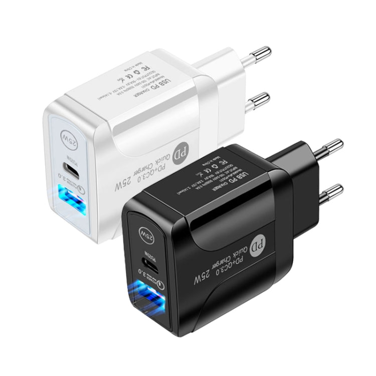 Caricabatterie rapido PD25W USB-C con cavo Type-C