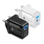 Caricabatterie rapido PD25W USB-C con cavo Type-C